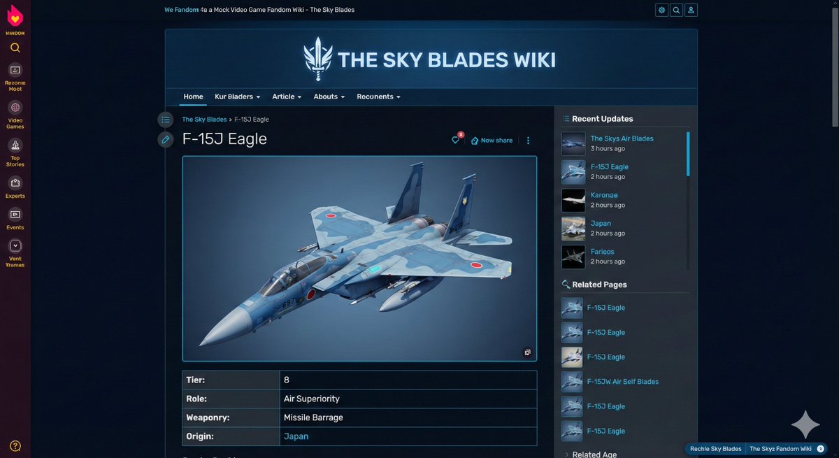 Video Game Wiki Style Image Generation — example 3