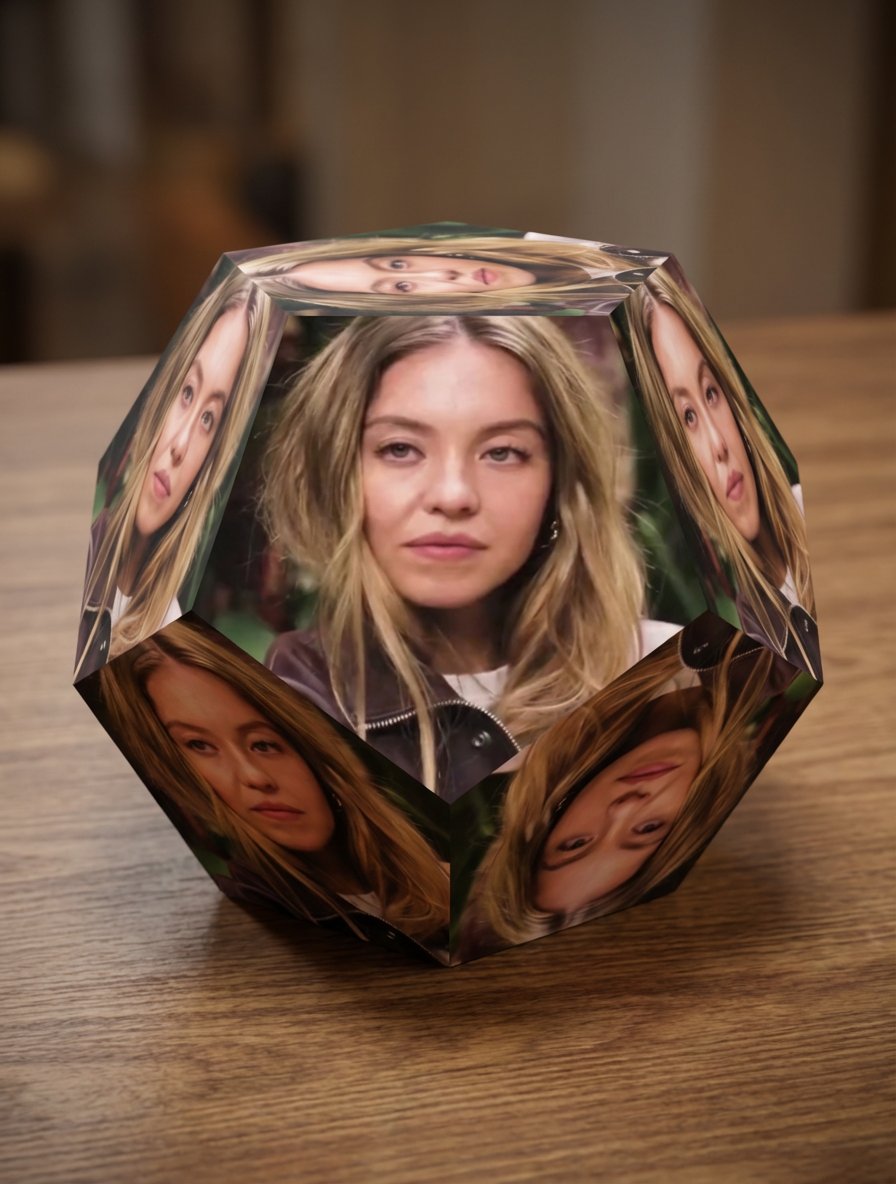 Apply image to dodecahedron — example 1