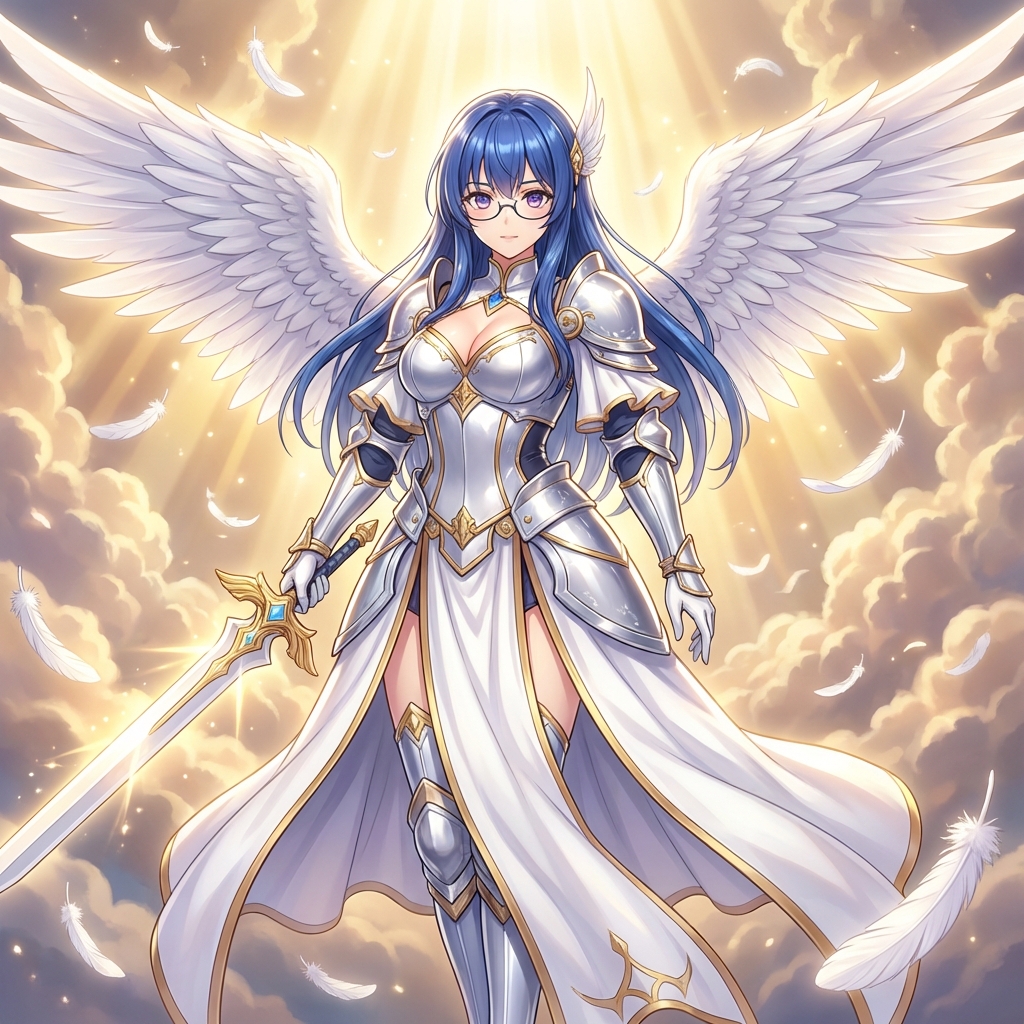 Prompt for Converting Subject into an Archangel — example 1