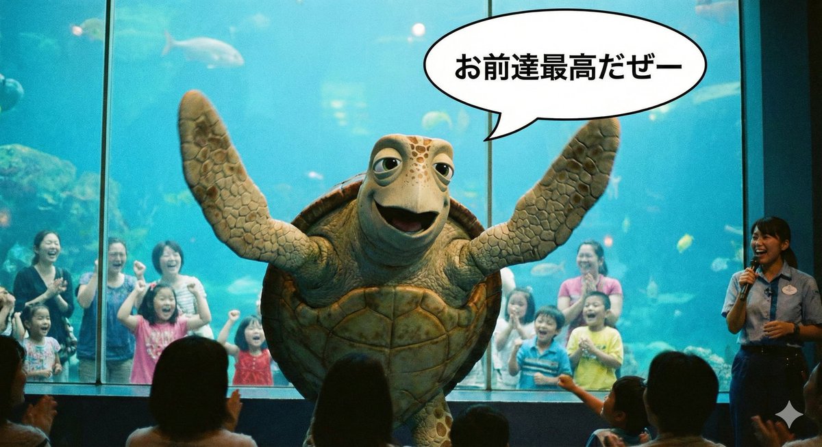 Prompt for Turtle Talk Show Image — example 1