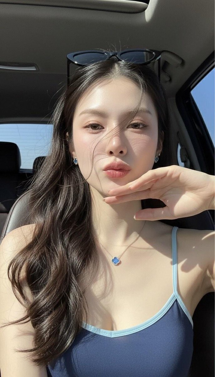 Dreamy Car Interior Portrait Prompt — example 3