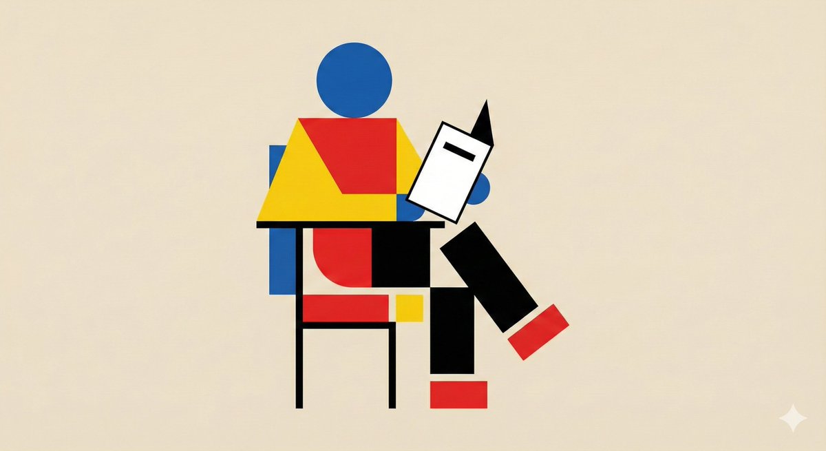 Bauhaus Geometry Minimal Illustration Template — example 1