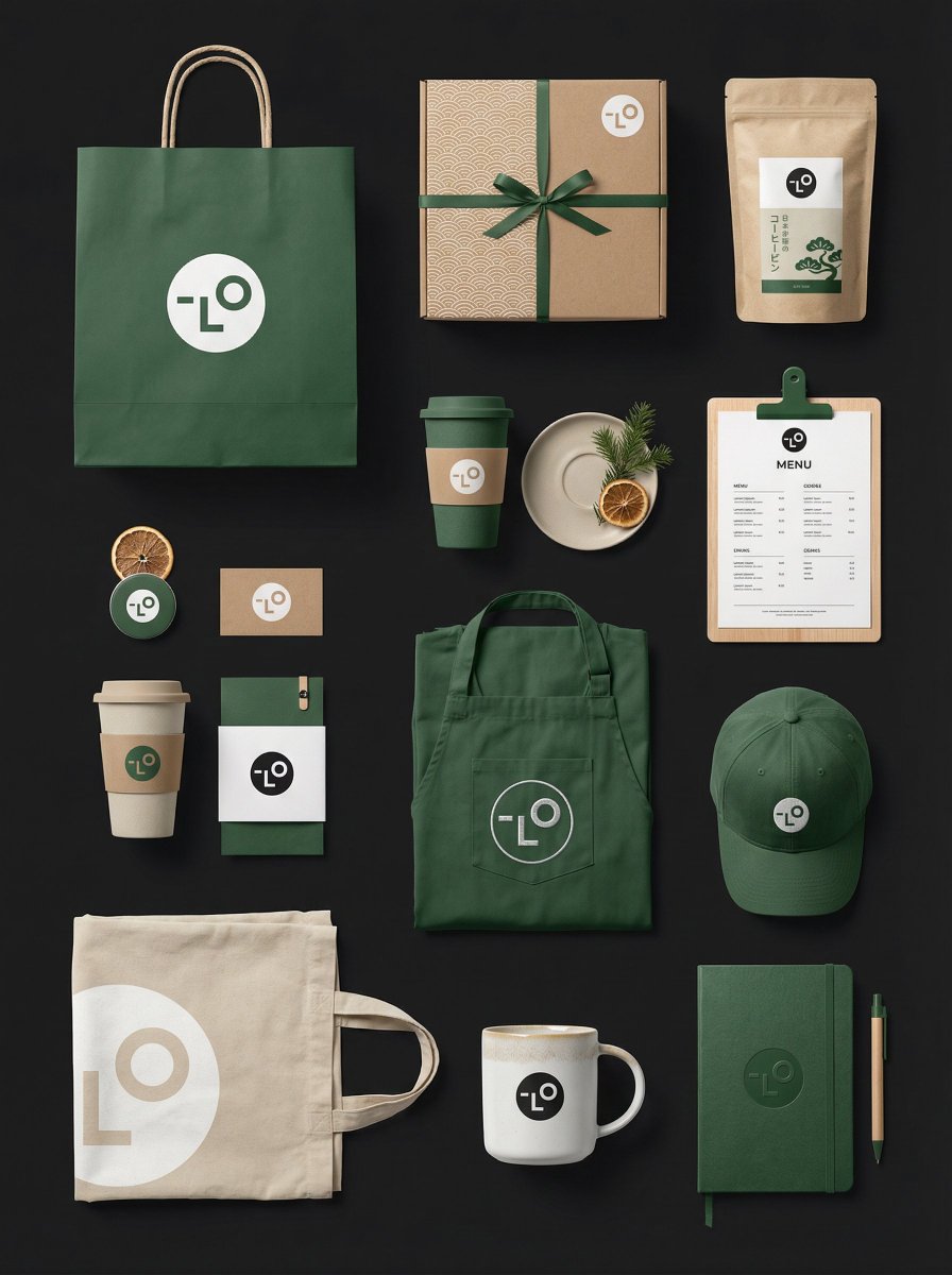 Flagship Brand Identity Mockup (Nano Banana Pro) — example 2