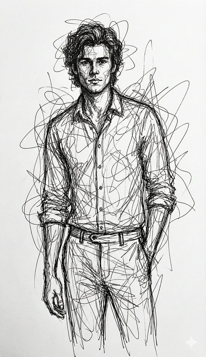 Abstract Chaotic Scribble Art Prompt — example 1