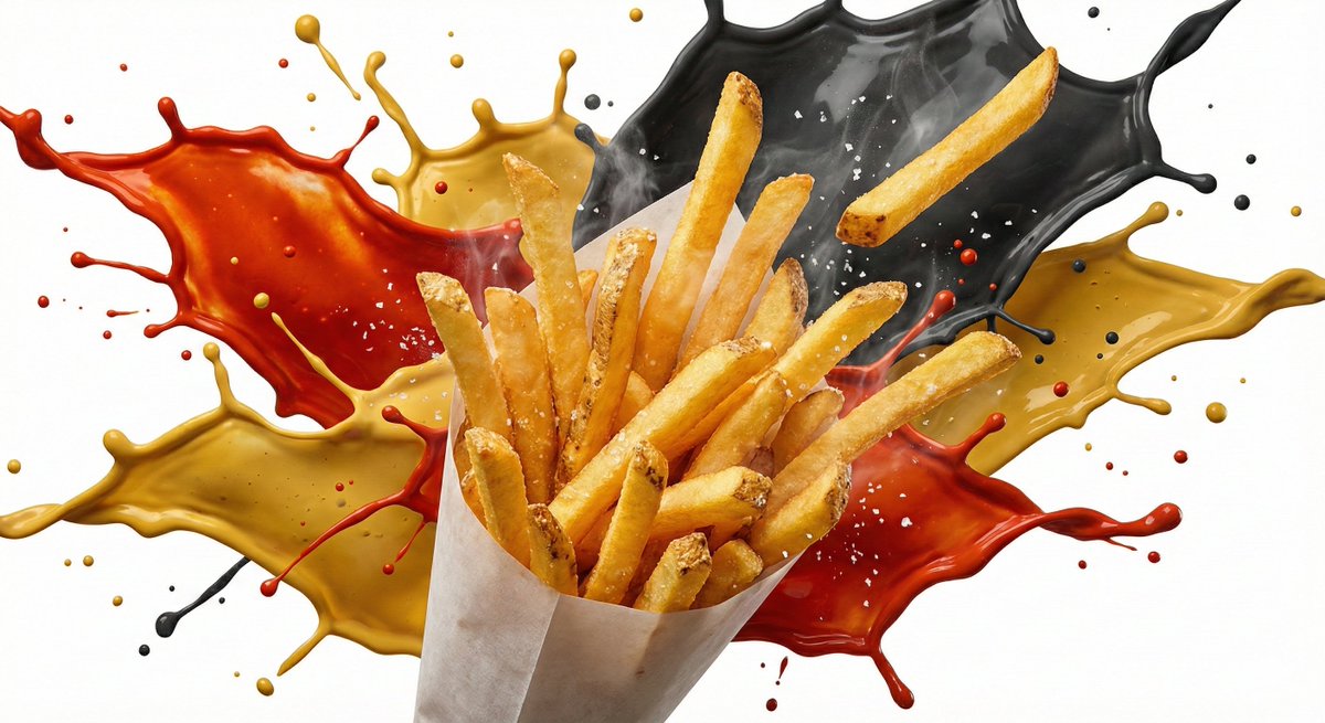 Color Splash Food Advertisement — example 4