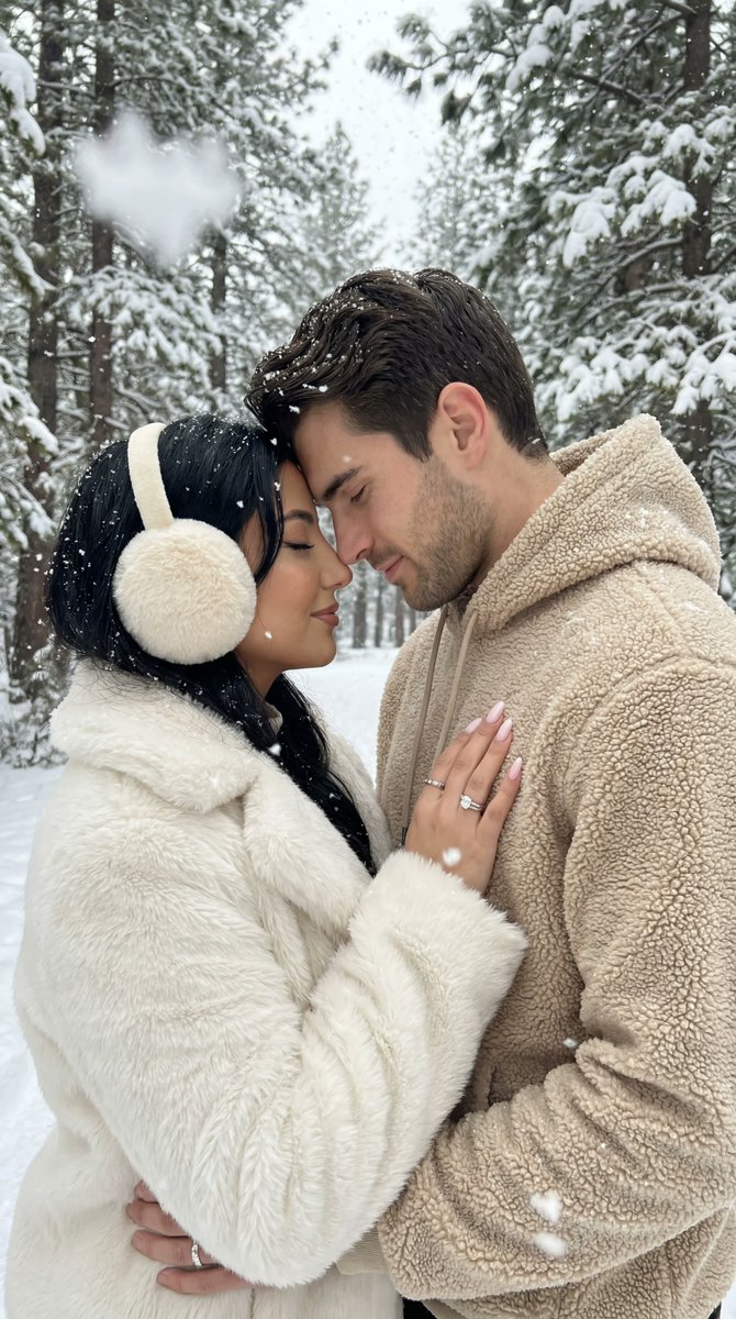 Ultra-Photorealistic Winter Romance Portrait (JSON Format) — example 1