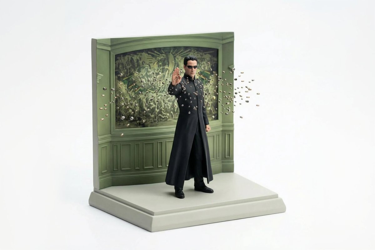 Miniature Diorama Reconstruction from a Reference Scene — example 1