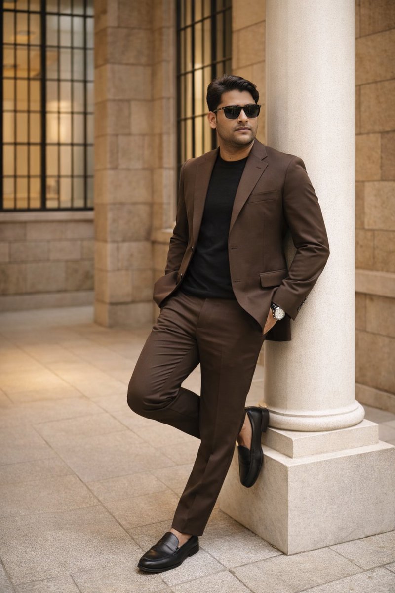 Cinematic Fashion Editorial of a Man with a Luxury Car and Dog — example 2