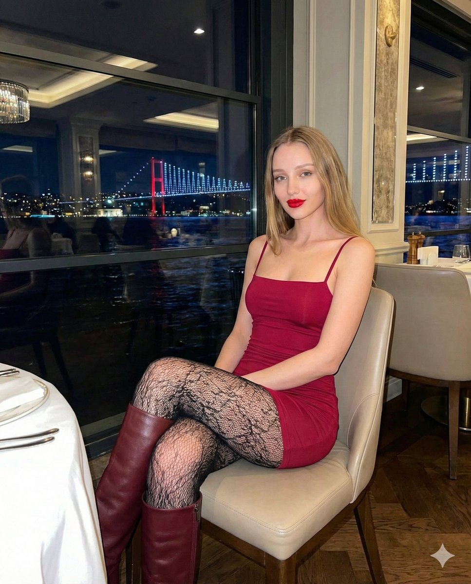 Luxury Bosphorus Restaurant Scene with Identity Lock — example 1