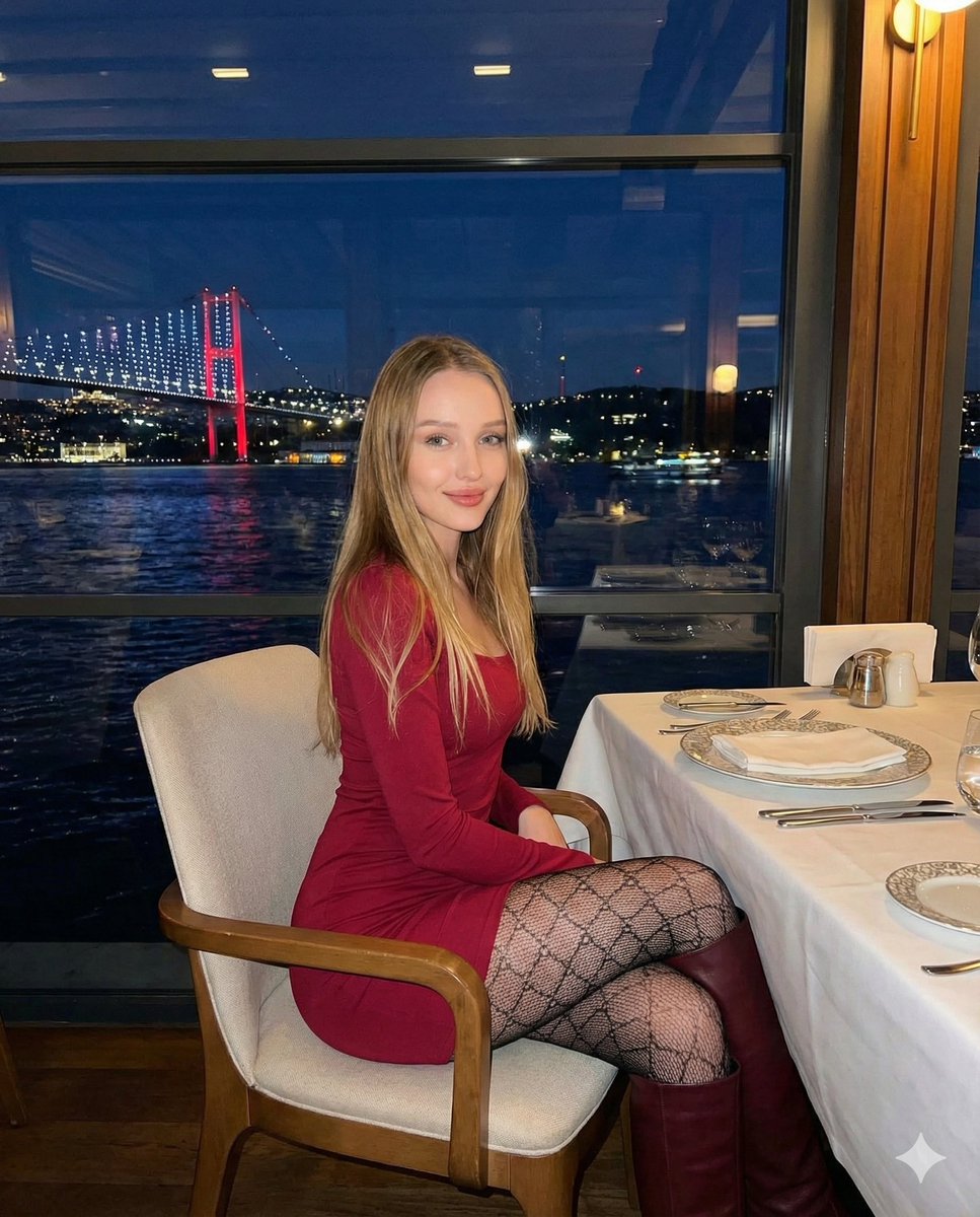 Luxury Bosphorus Restaurant Scene with Identity Lock — example 3