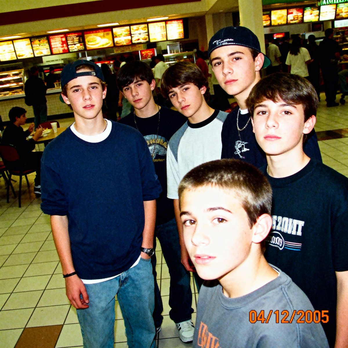 2005 Sony CyberShot mall food court snapshot prompt — example 1