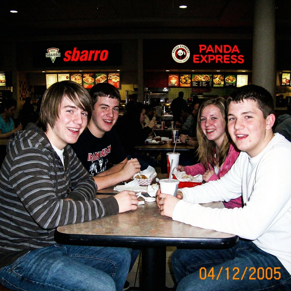 2005 Sony CyberShot mall food court snapshot prompt — example 2