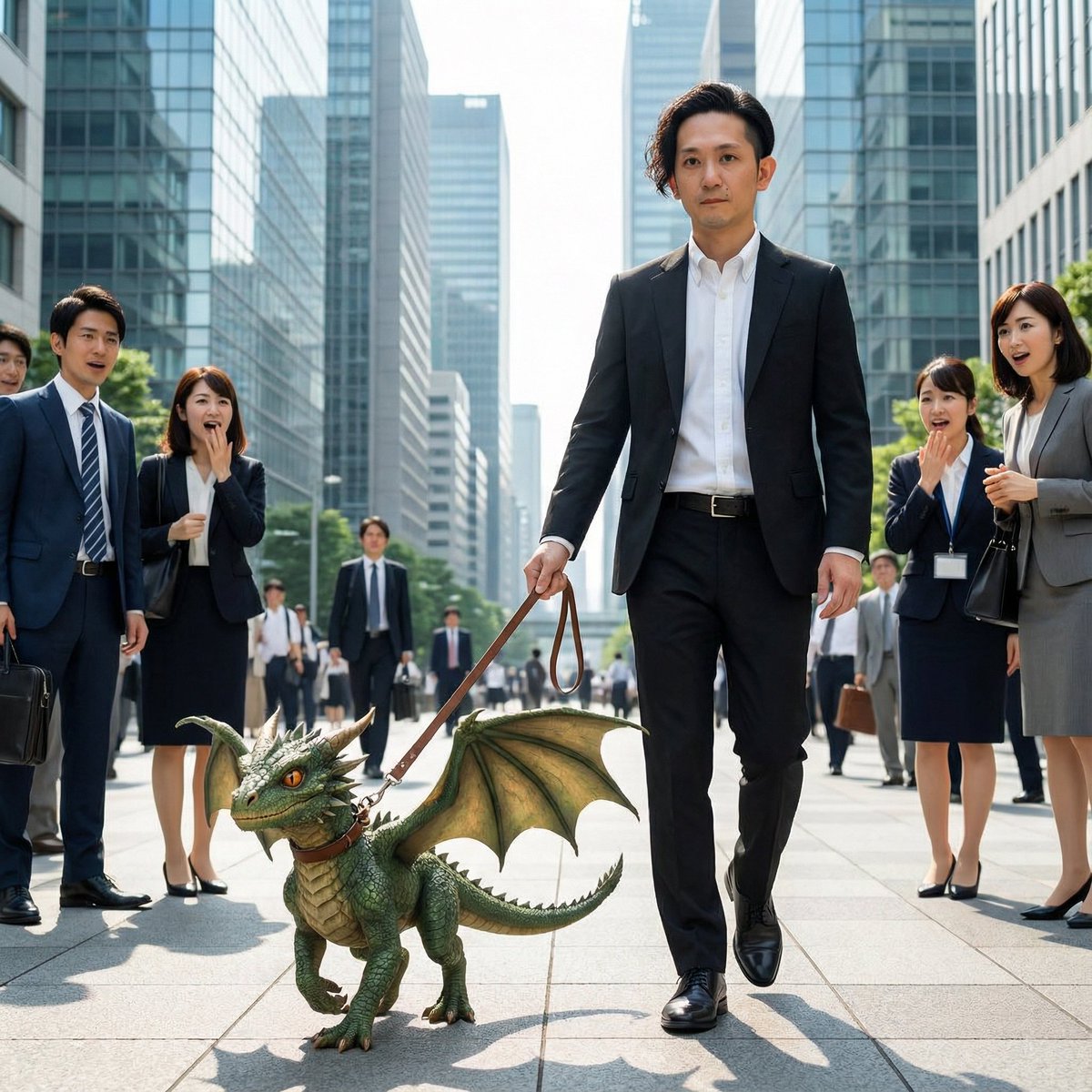 Dragon in the Office District — example 1