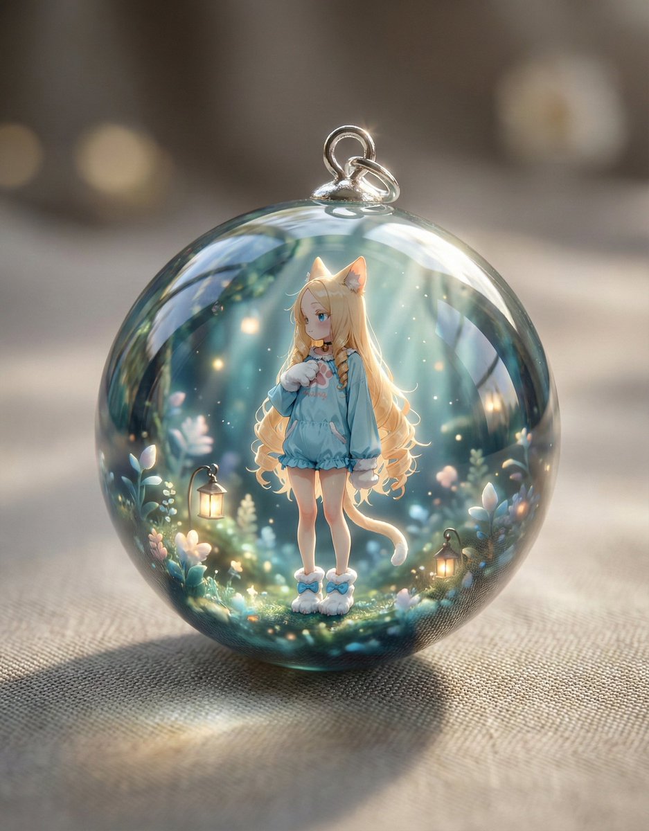 Resin Charm Illustration Prompt — example 1