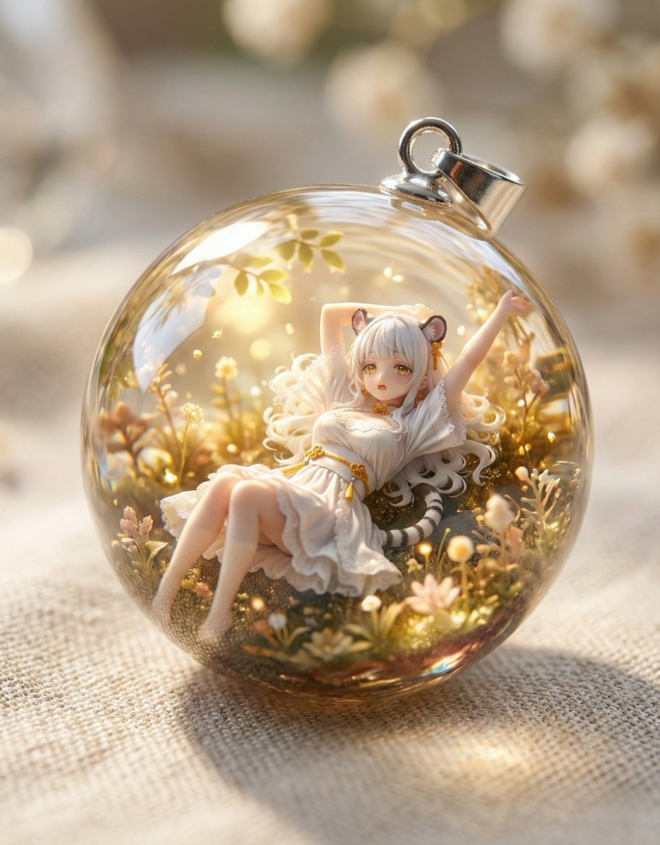 Resin Charm Illustration Prompt — example 2