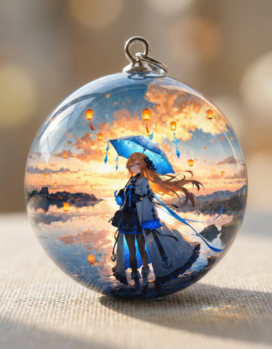 Resin Charm Illustration Prompt — example 4