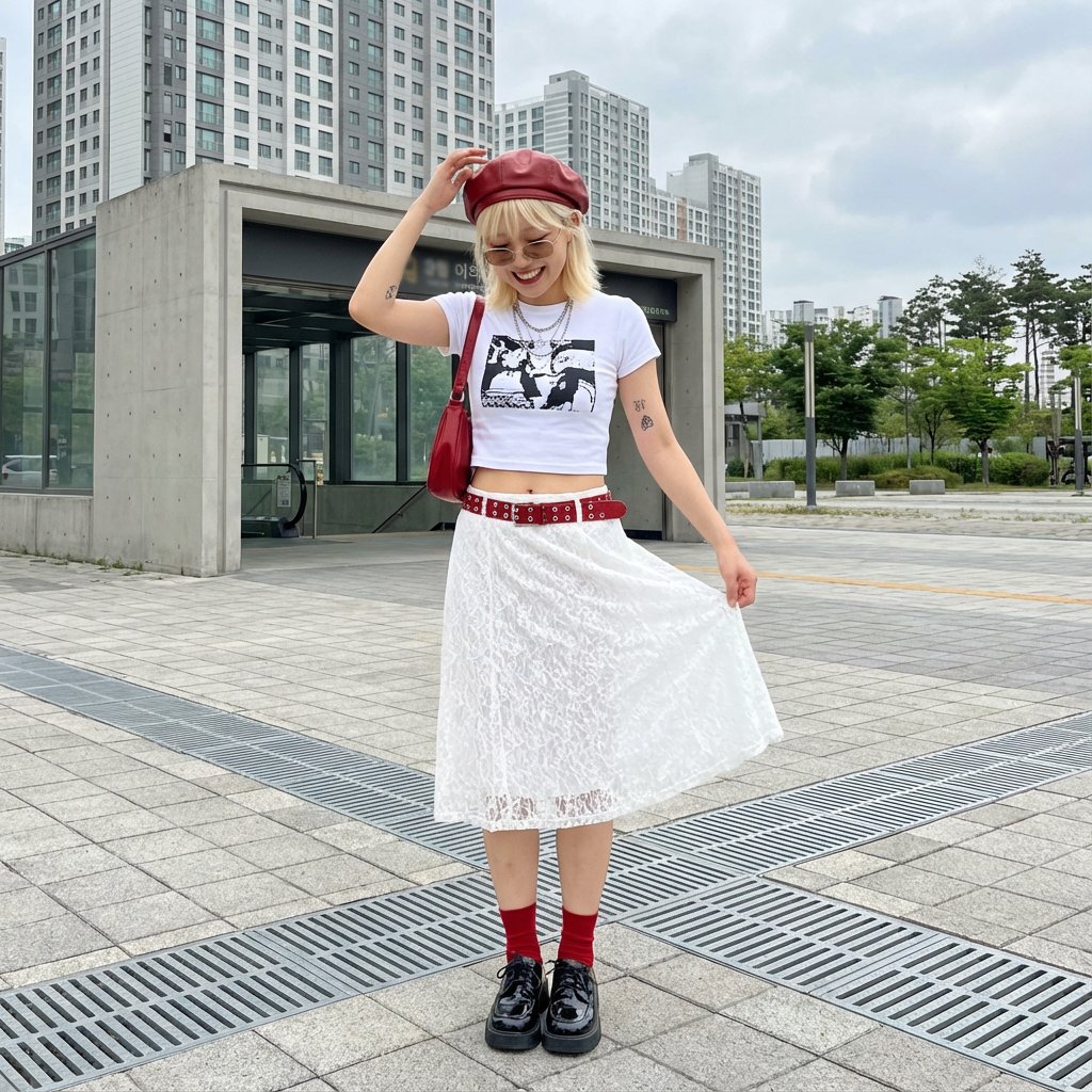 Street Style Fashion Photography Prompt — example 1