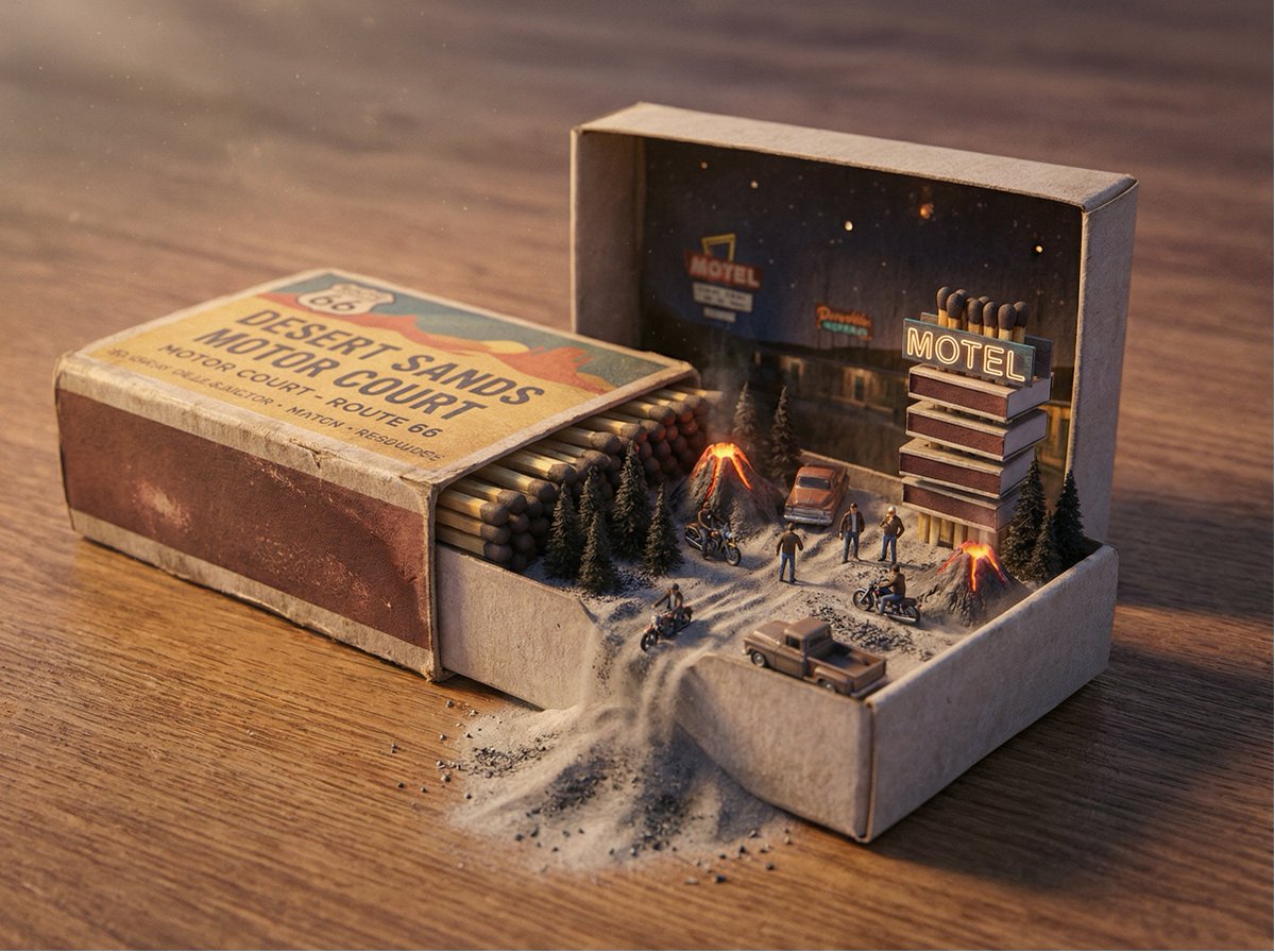 World in an Object Cinematic 3D Scene Template — example 2