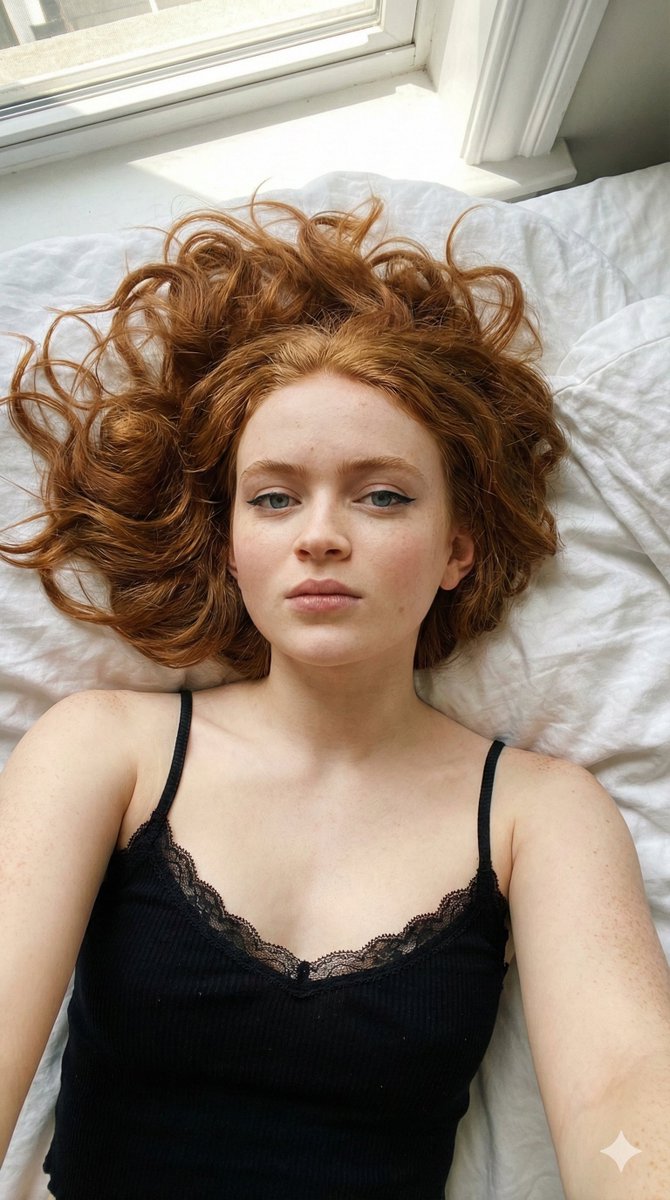 Intimate Bedhead POV Portrait — example 3