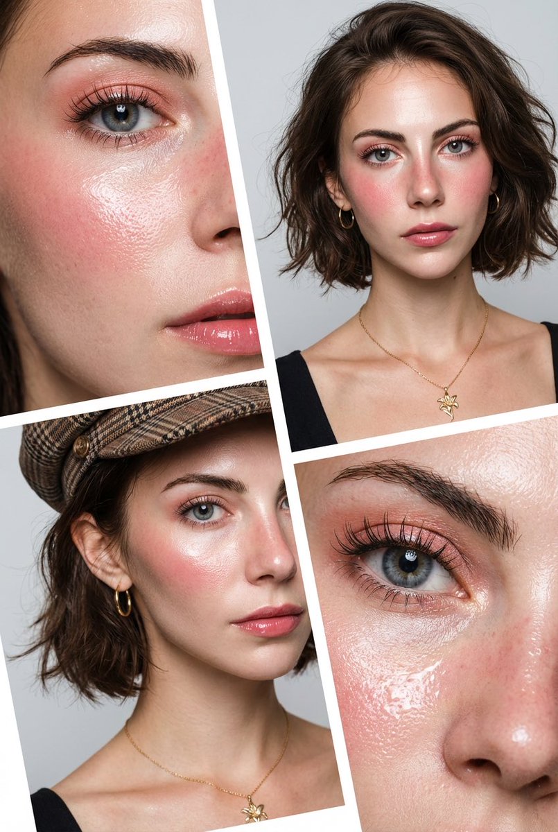 Doll-like Beauty Editorial Collage Prompt (Indonesian) — example 2
