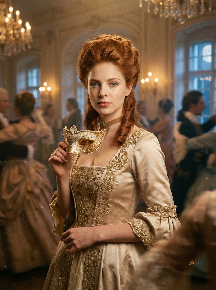 Rococo Masquerade Ball Editorial — example 2