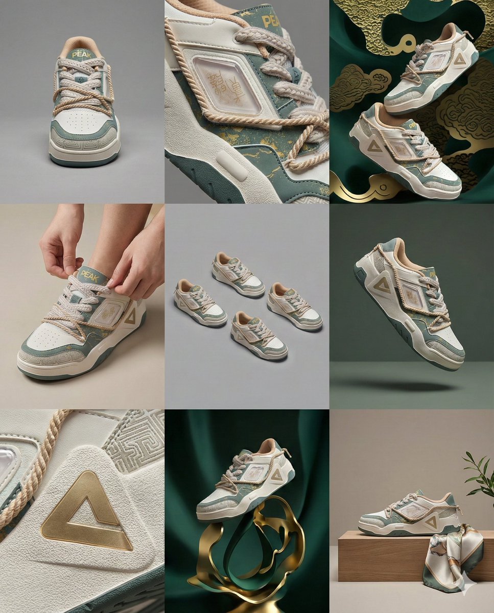 3x3 Visual Storyboard for Product Branding — example 1