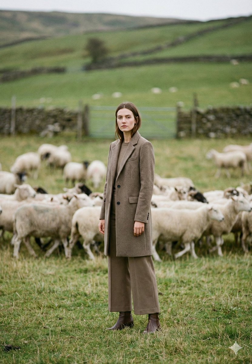 Cinematic Editorial Portrait in European Countryside — example 1
