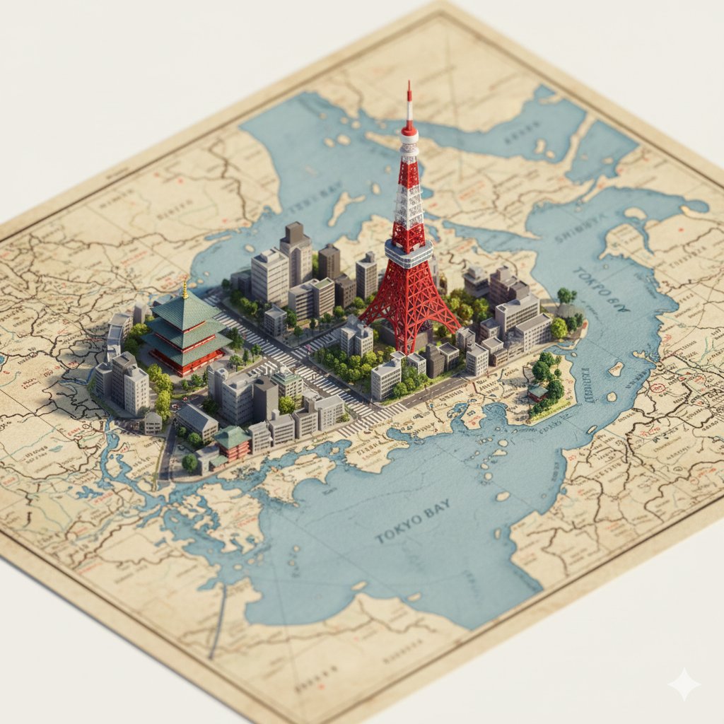 Photorealistic Diorama Isometric Map Prompt — example 2