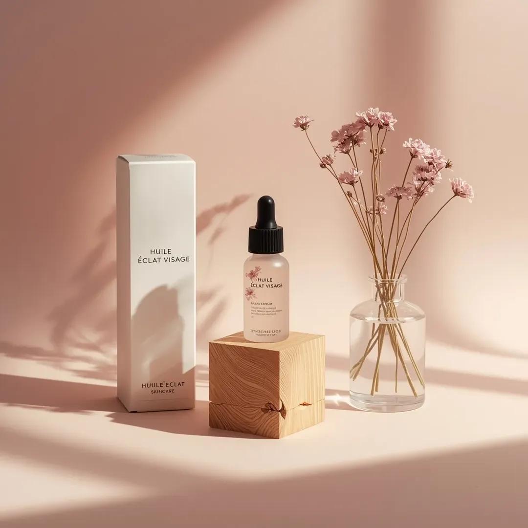 Minimalist Skincare Product Studio Photography Prompt — example 2