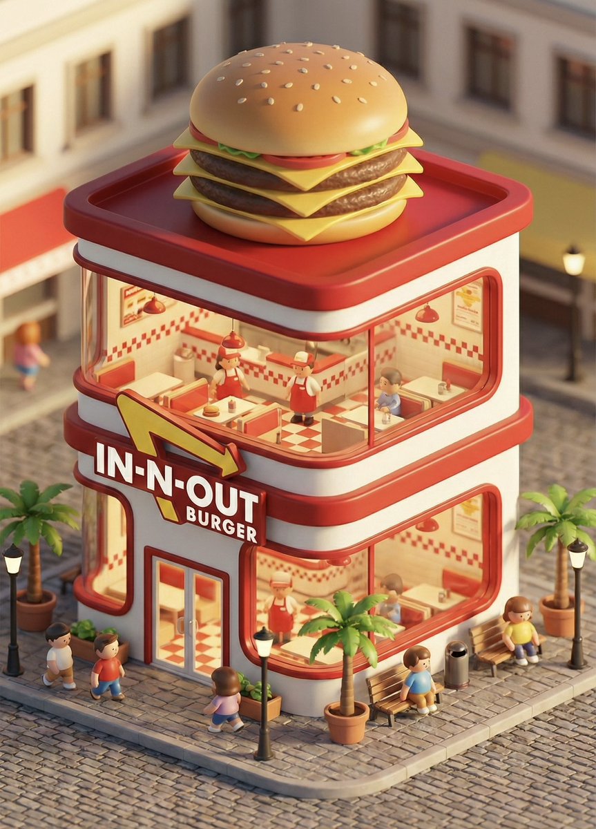 3D chibi concept store brand prompt — example 1