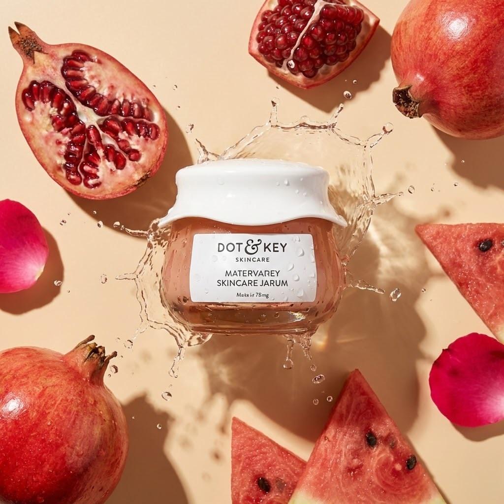 High-End Skincare Product Flat Lay — example 2