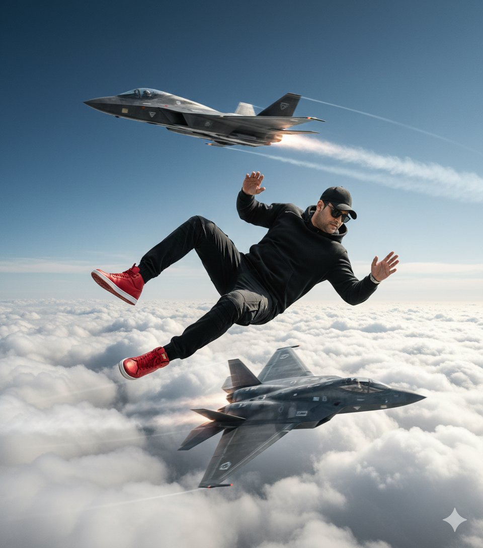 Ultra-Realistic Cinematic Scene of Floating in Mid-Air — example 1