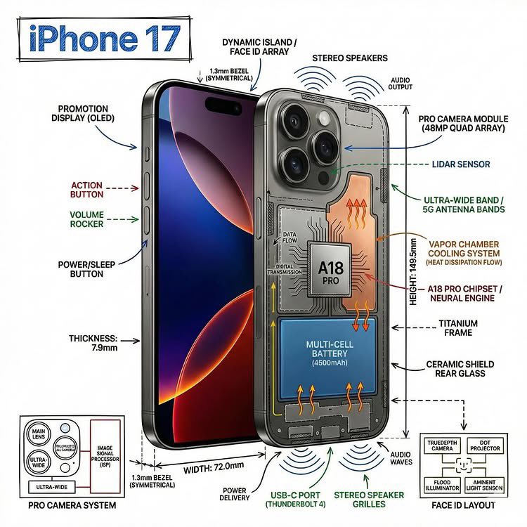 Technical Infographic Overlay on a Photorealistic Object — example 1