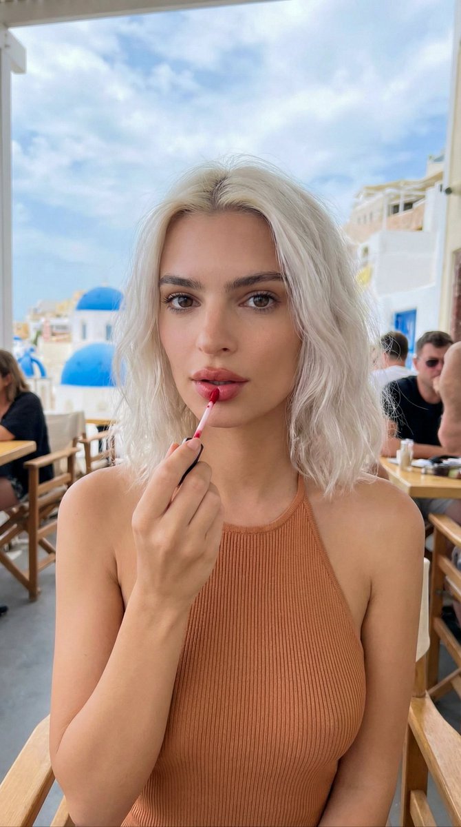 Candid Cafe Beauty Portrait — example 3
