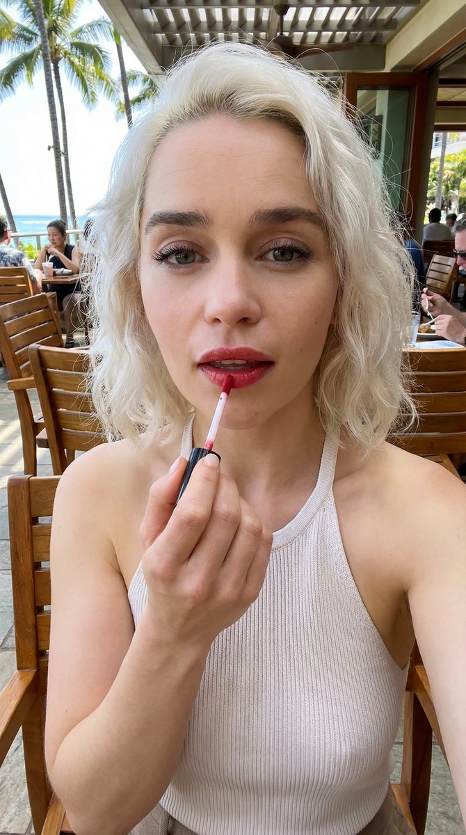 Candid Cafe Beauty Portrait — example 4