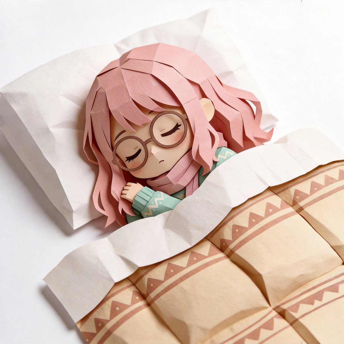 Image-to-SD Papercraft Conversion Prompt — example 3