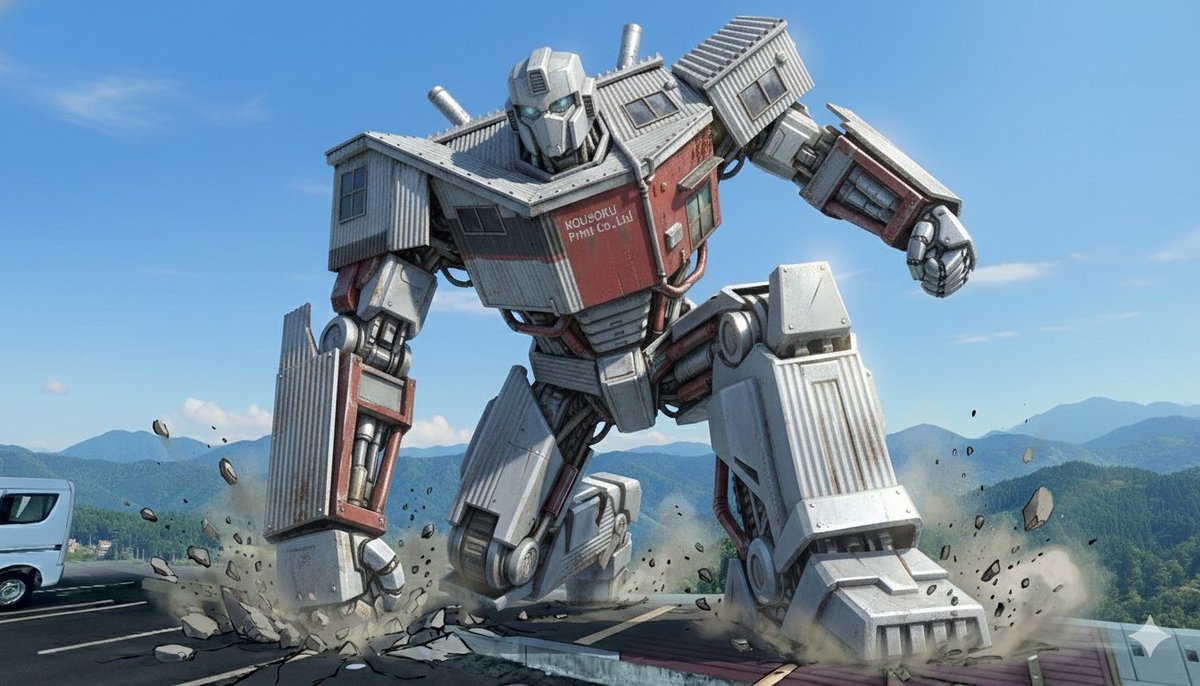 Transforming a Company Building into a Transformer — example 2
