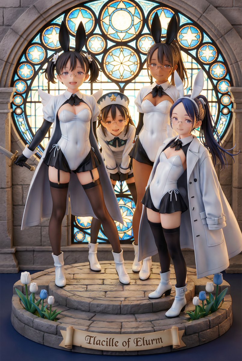 White Fairy Party Figurine Generation — example 1