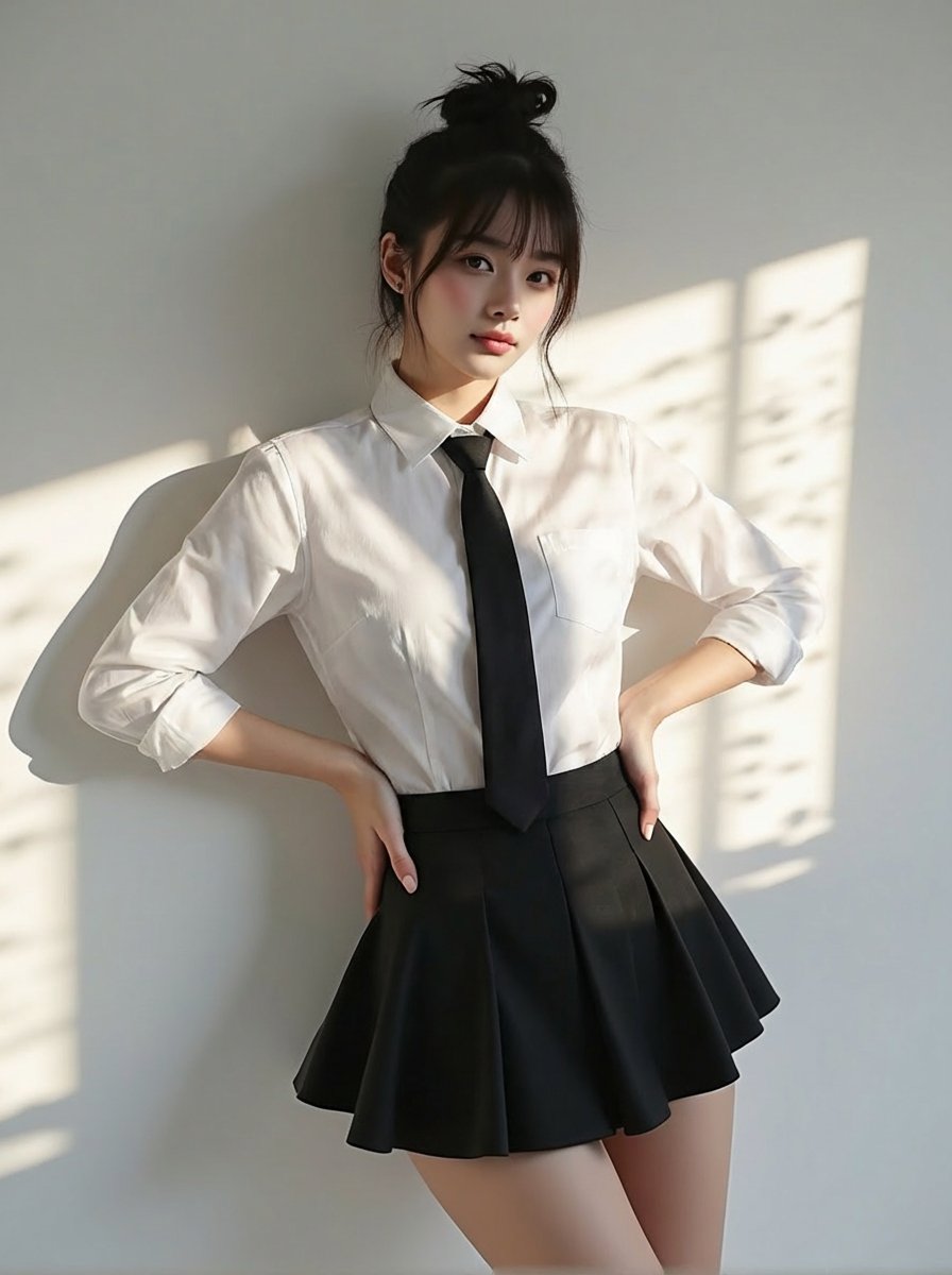 Change clothing to match reference outfit — example 1