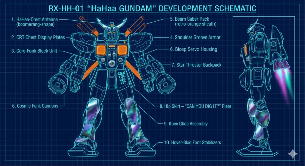 HaHaa Gundam blueprint concept — example 1