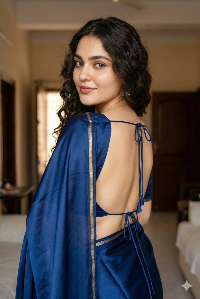 Ultra-Realistic South Asian Woman in Saree Portrait — example 1