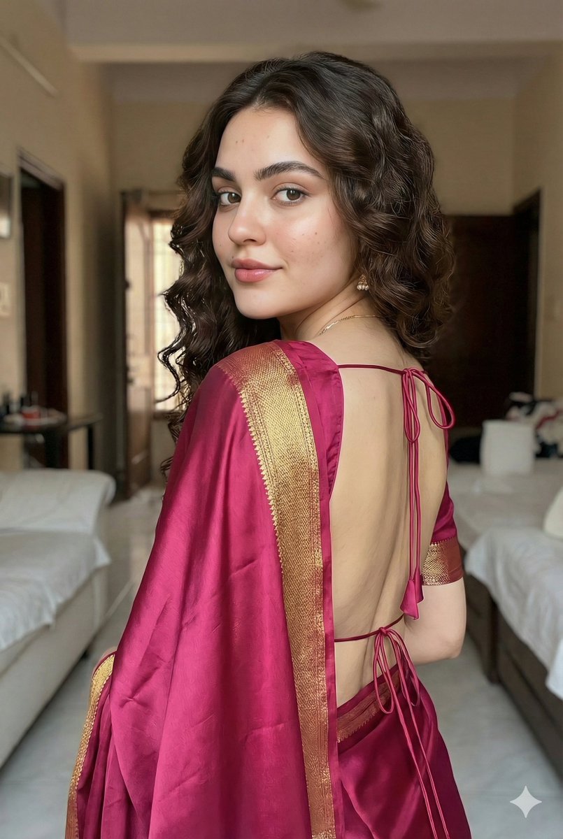 Ultra-Realistic South Asian Woman in Saree Portrait — example 2