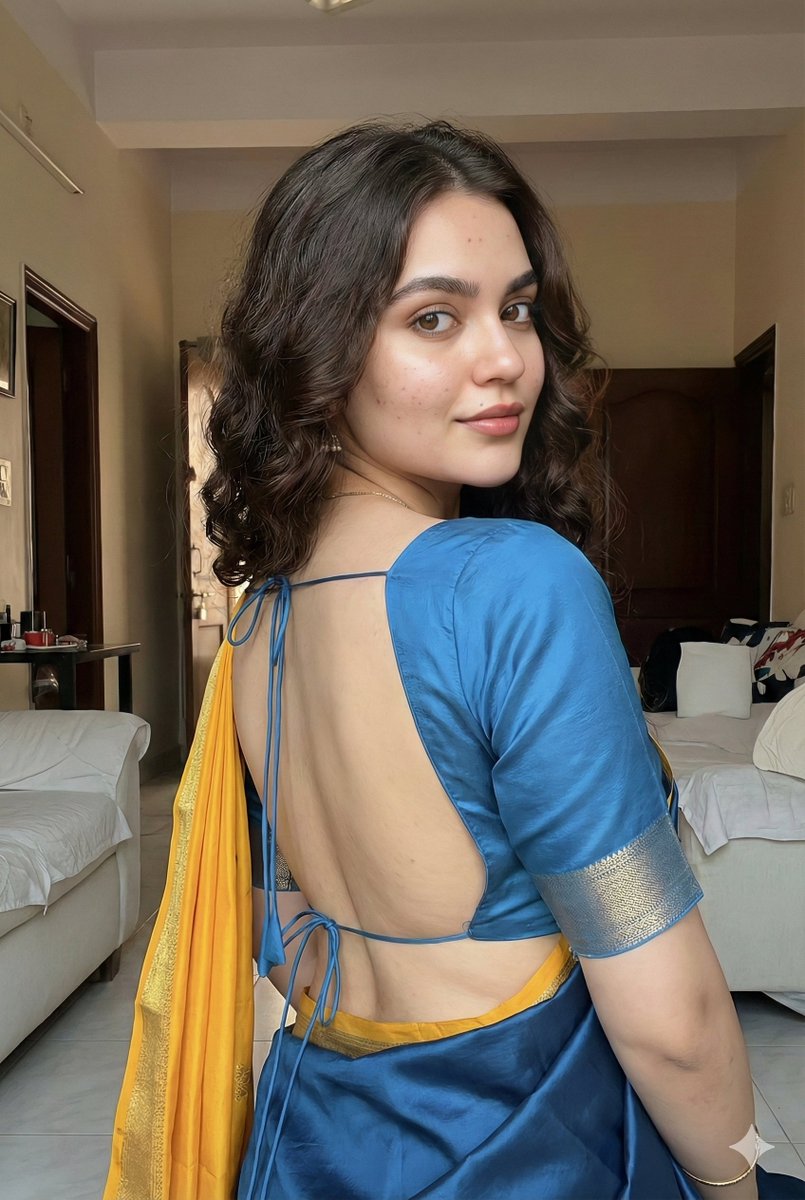 Ultra-Realistic South Asian Woman in Saree Portrait — example 3