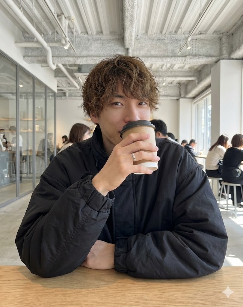 Cafe date POV profile photo prompt for Nano Banana Pro — example 1