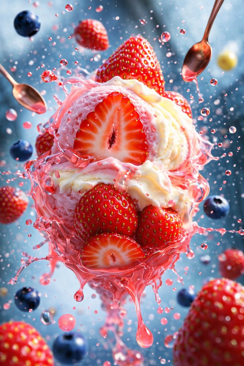 Hyper-Realistic Ice Cream Dessert Photography Prompt — example 2