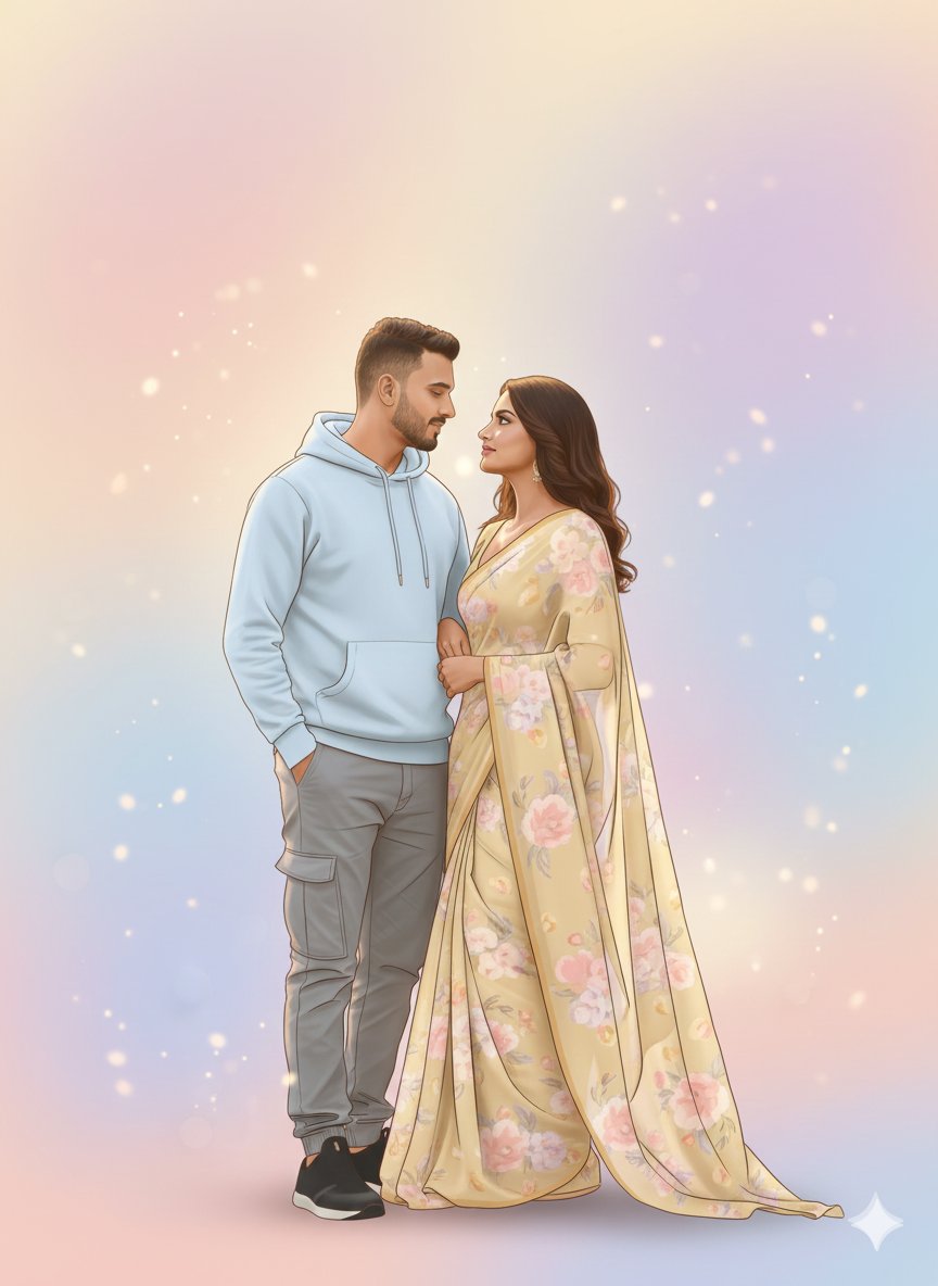 Romantic Pastel Illustration with Strict Identity Lock — example 4