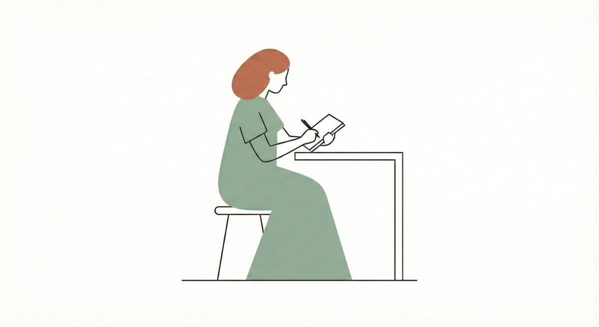 Line and Shape Hybrid Illustration Prompt — example 2