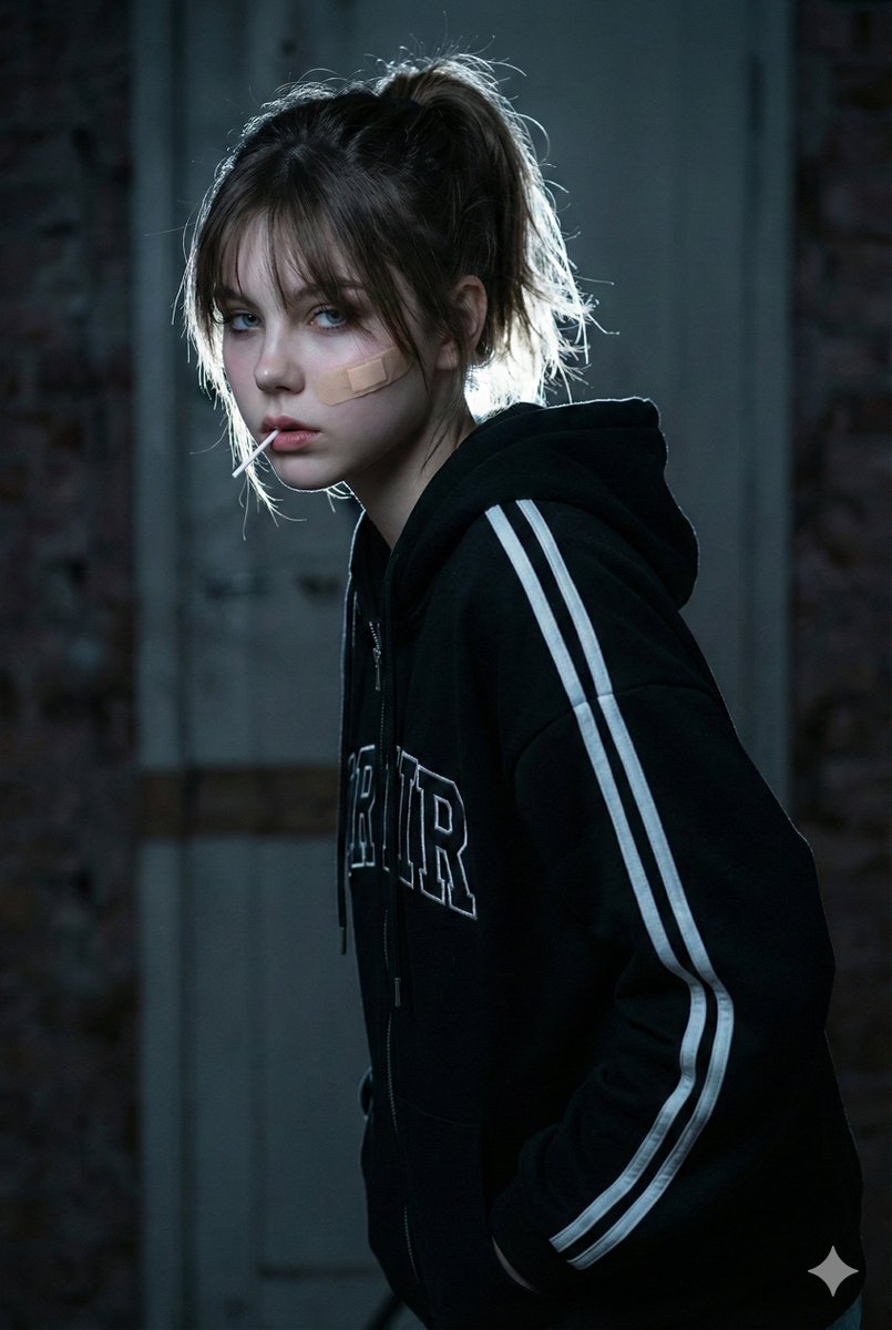 Cinematic Melancholic Portrait with Face Lock Prompt — example 2