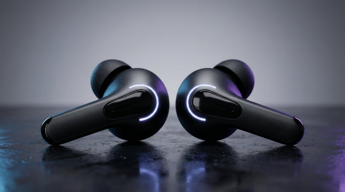 High-End Product Mockup for Wireless Earbuds — example 3
