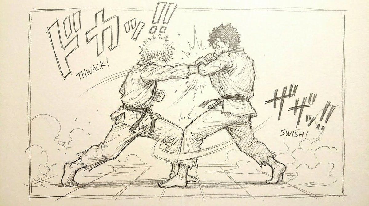 Varied Combat Scene Rough Sketch Prompt — example 2
